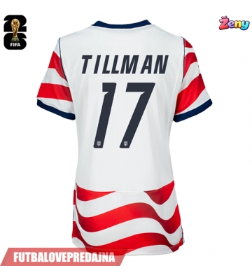 Lacne Ženy Futbalové dres Spojené štáty Malik Tillman #17 MS 2026 Krátky Rukáv - Domáci